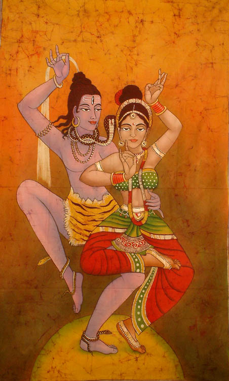 Unknown Artist, India - Shiva And Parvati, The Inseparable Couple